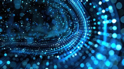 Obraz premium Big Data: Complex and extensive datasets exceeding traditional processing capabilities, demanding advanced tools and methods for thorough analysis and interpretation. 