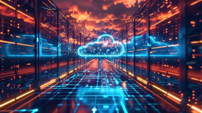 Cloud Computing: Delivering storage, processing, and networking services over the internet, offering flexible resources and economies of scale for enhanced efficiency.
