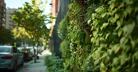Urban Green Wall Installation - Lush Greenery