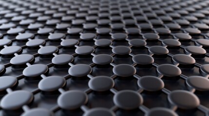Obraz premium Graphene: A single-layer carbon lattice, famed for its exceptional strength, conductivity, and flexibility, poised to revolutionize electronics and materials. 