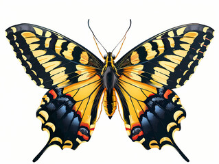 Fototapeta premium butterfly isolated on white