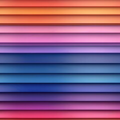 Fototapeta premium Colorful abstract horizontal stripes with a gradient effect, ranging from warm reds and oranges to cool blues and purples.