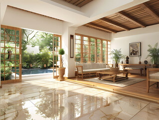 Fototapeta premium modern living room luxury interior