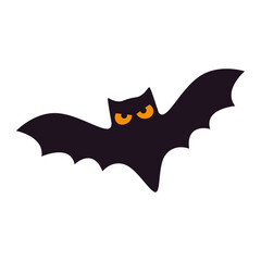 Hand drawn bat silhouettes for halloween celebration