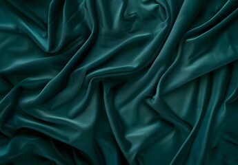 Obraz premium Teal Velvet Fabric Texture Background