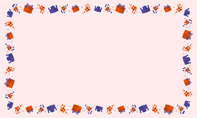 frame template for christmas season celebration, christmas wreath concept