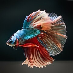 colorful siamese fighting fish