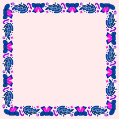 Frame template for christmas season celebration, christmas wreath concept