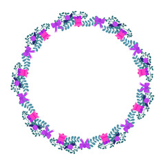 Frame template for christmas season celebration, christmas wreath concept