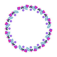 Frame template for christmas season celebration, christmas wreath concept