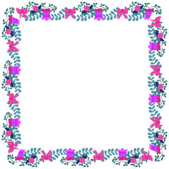 Frame template for christmas season celebration, christmas wreath concept