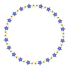 Frame template for christmas season celebration, christmas wreath concept