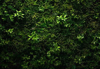 Obraz premium Dark Forest Moss Texture Background