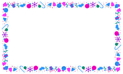 Frame template for christmas season celebration, christmas wreath concept