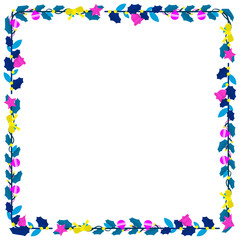 Frame template for christmas season celebration, christmas wreath concept
