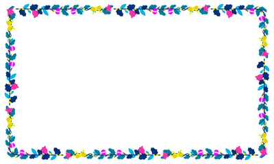 Frame template for christmas season celebration, christmas wreath concept