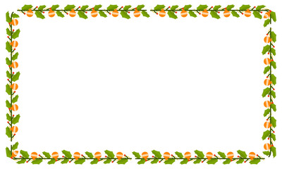 Frame template for christmas season celebration, christmas wreath concept