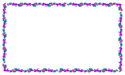 Frame template for christmas season celebration, christmas wreath concept