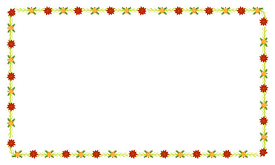 Frame template for christmas season celebration, christmas wreath concept