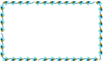 Frame template for christmas season celebration, christmas wreath concept