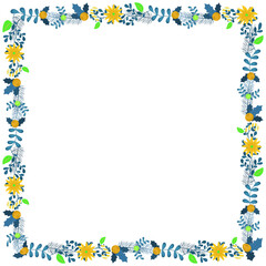Frame template for christmas season celebration, christmas wreath concept