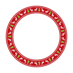 Frame template for christmas season celebration, christmas wreath concept