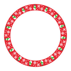 Frame template for christmas season celebration, christmas wreath concept