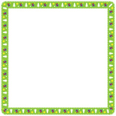 Frame template for christmas season celebration, christmas wreath concept