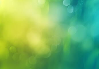 Obraz premium Abstract Green Blue Blurred Background Gradient
