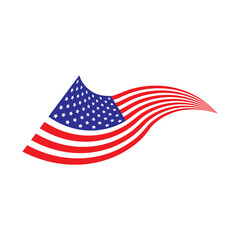 Obraz premium American vector icon illustration design template