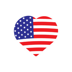 Fototapeta premium American vector icon illustration design template