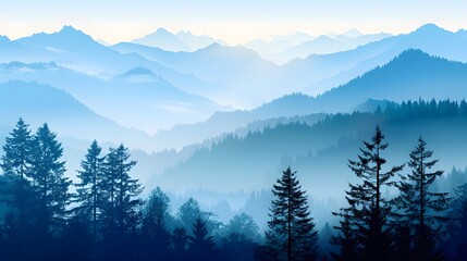 mountain, landscape, sky, sunset, fog, mountains, nature, sunrise, forest, cloud, clouds, hill, morning, mist, sun, view, winter, valley, tree, dawn, snow, hills, travel, peak, light