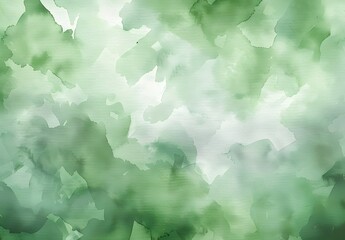 Abstract Green Watercolor Background Texture