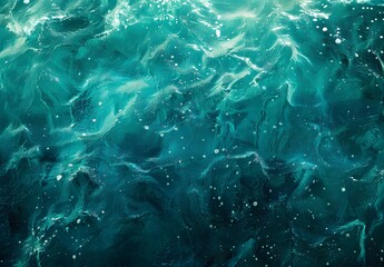 Abstract Teal Blue Green Water Texture