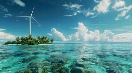 Wind Turbine at sea