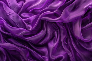 Obraz premium A purple fabric with a wave pattern