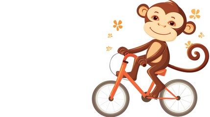 Fototapeta premium cartoon, animal, vector, tree, illustration, bear, baby, child, dog, nature, mammal, toy, zoo, jungle, fun, boy, safari, wild, funny, brown, wildlife, smile, green, character, flower, monkey