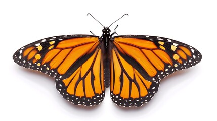 Fototapeta premium Monarch Butterfly with Open Wings