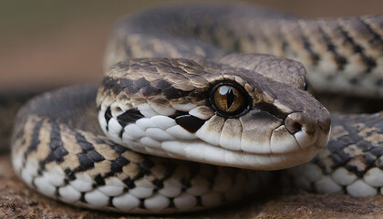 Obraz premium close up of a viper snake