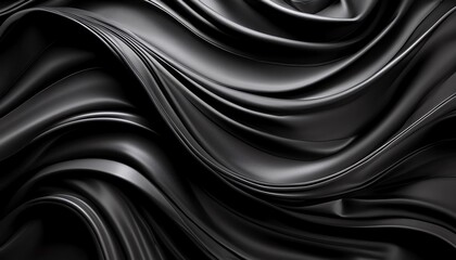 白黒、波、風、カーテン、