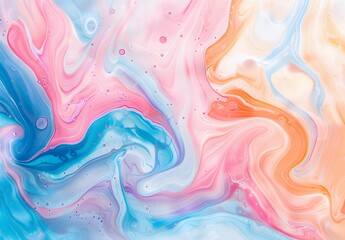 Fototapeta premium Abstract Pastel Marble Swirls Background