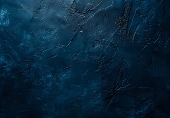 Dark Blue Textured Concrete Wall Background
