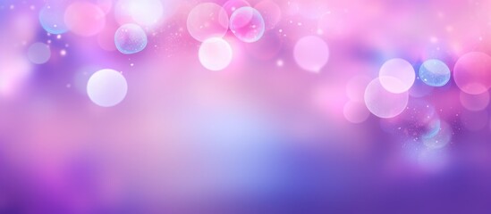 Abstract Purple and Pink Bokeh Background