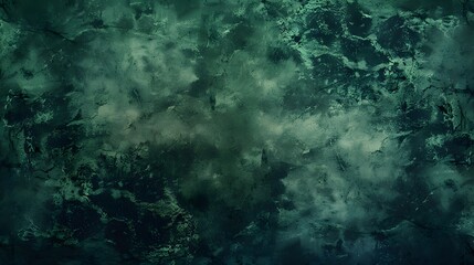 Fototapeta premium Dark Green Grunge Texture, Fantasy Background
