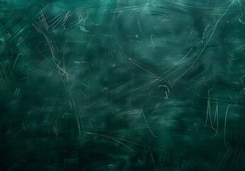 Dark Green Scratched Canvas Texture Background
