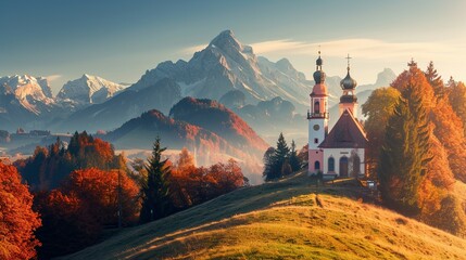 Scenic Shot Bavaria Maria Gern