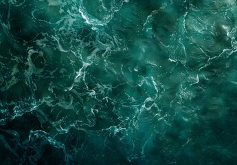 Naklejka premium Dark Green Water Texture Minimalist Background
