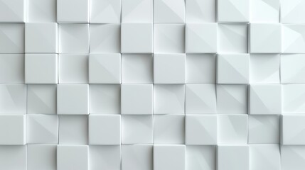 abstract white cubes background