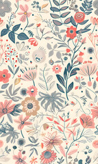 cartoon 2d illustrator doodle pattern, cute pattern in graphic seamless pattern