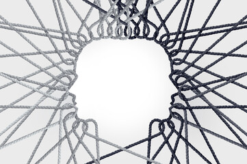 Identity And Personality as a symbol of duality and contrasting emotions or opposite feelings as...